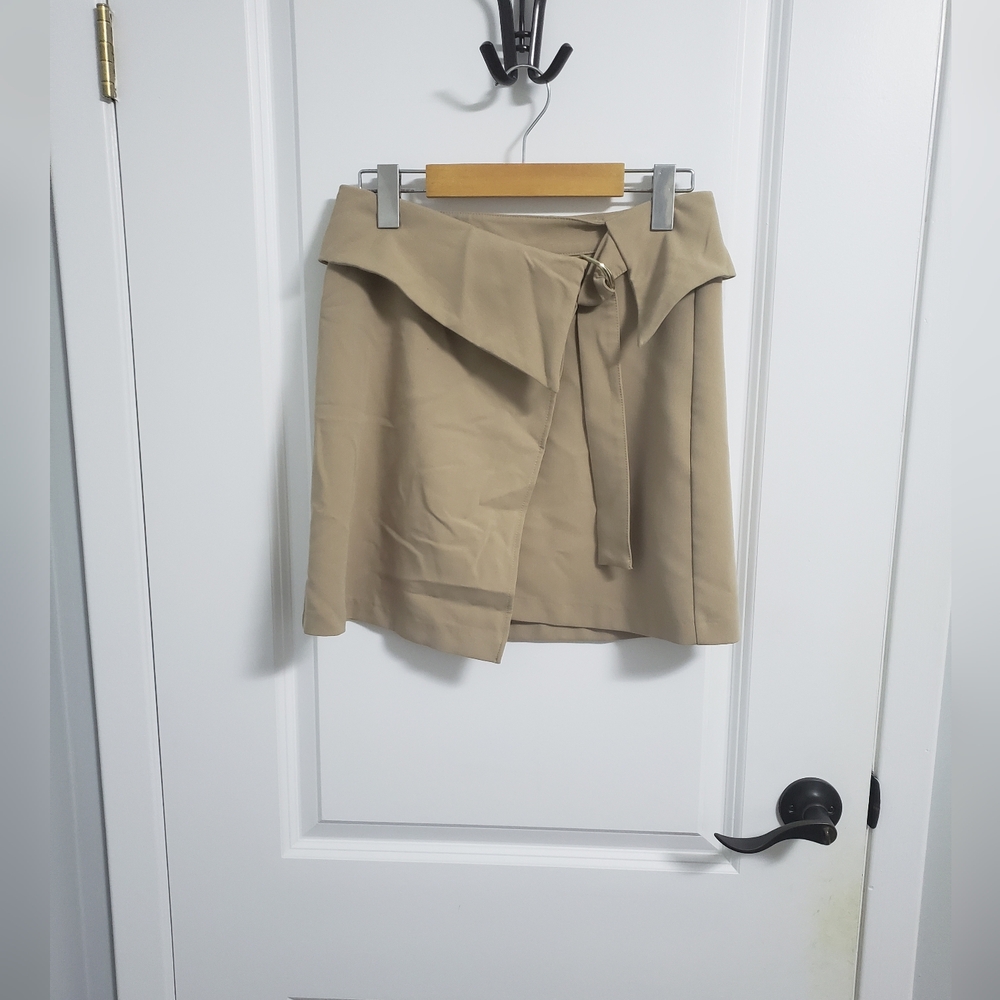 ZARA Buckled Wrap Skirt